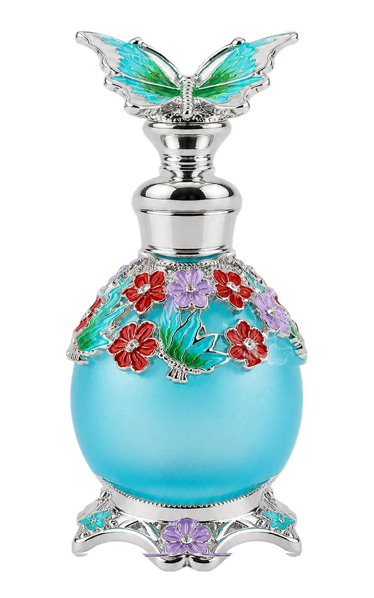 Butterfly Halo Blue bottle