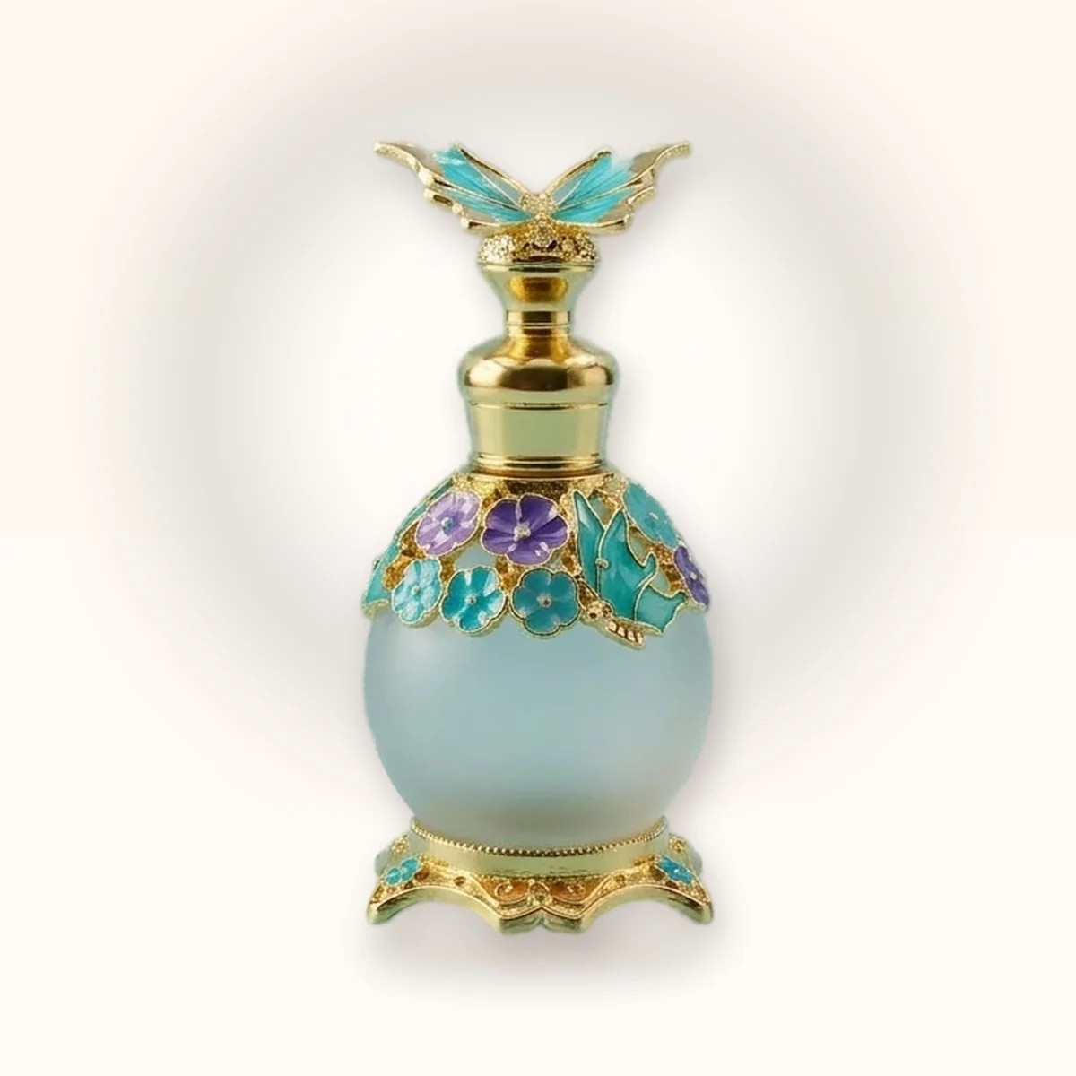 Butterfly Halo - Green perfume oil bottle