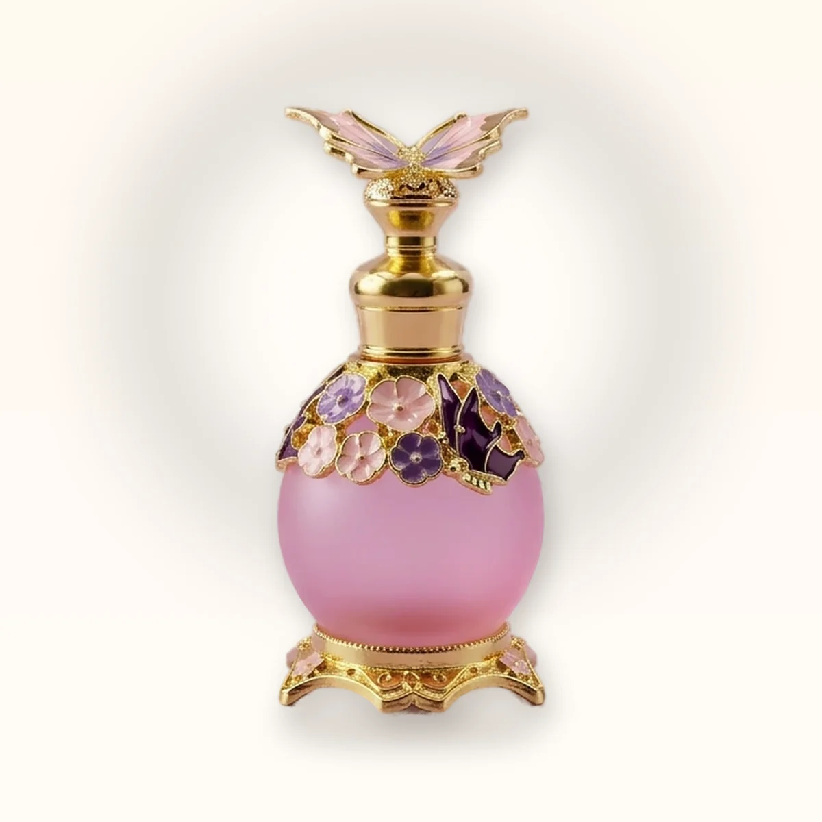 Butterfly Halo - Pink perfume oil bottle