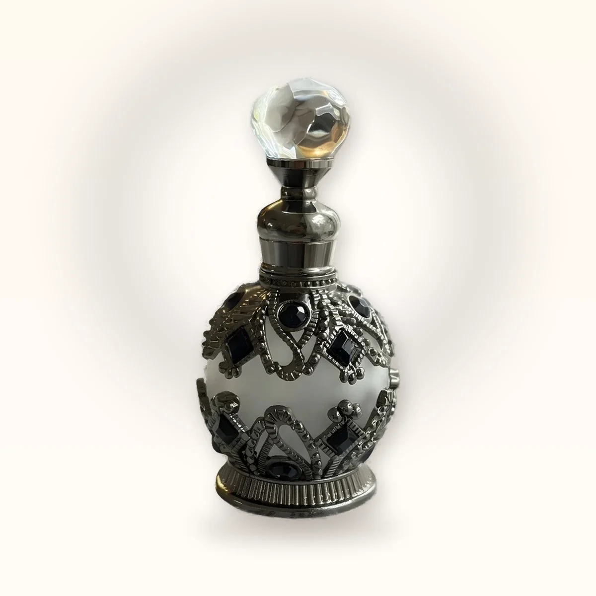 Desert Jewel - Black perfume oil bottle