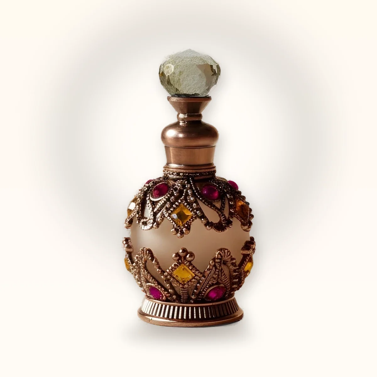Desert Jewel - Bronze perfume oil bottle