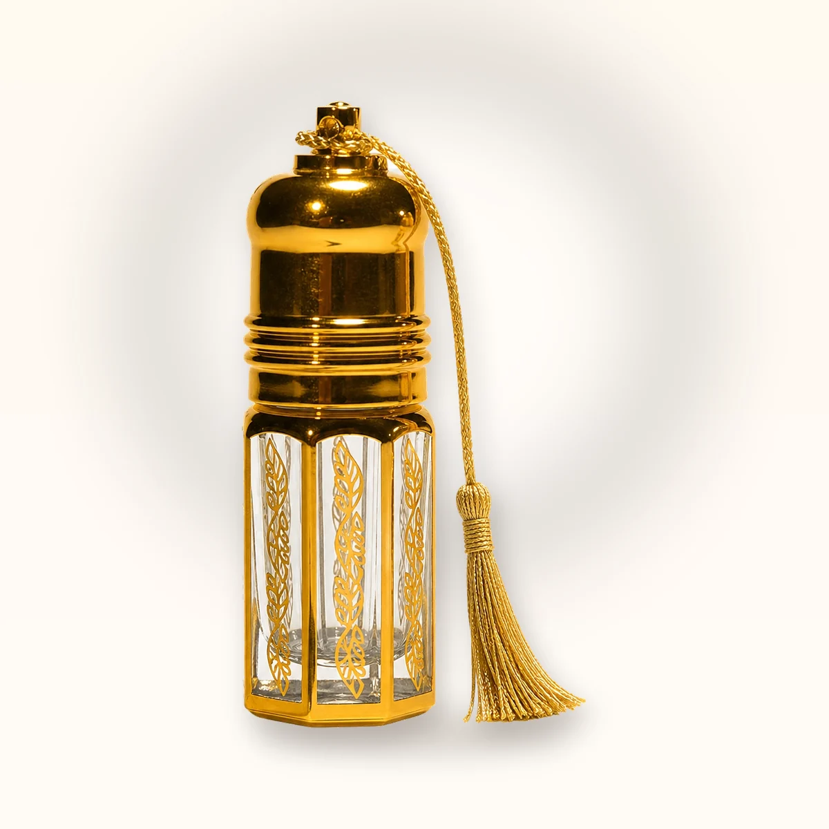 Gilded Whisper - Tassel perfume oil bottle