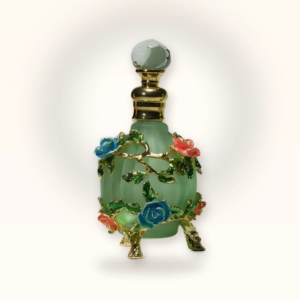 Royal Bloom - Green perfume oil bottle